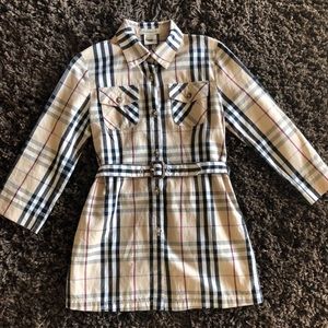 Burberry Check Dress (Girls size 4Y)